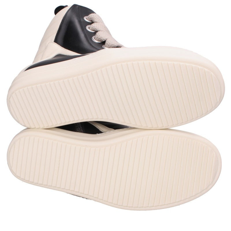 Rick Owens Jumbo Lace Sneakers Black/White Size EU 42