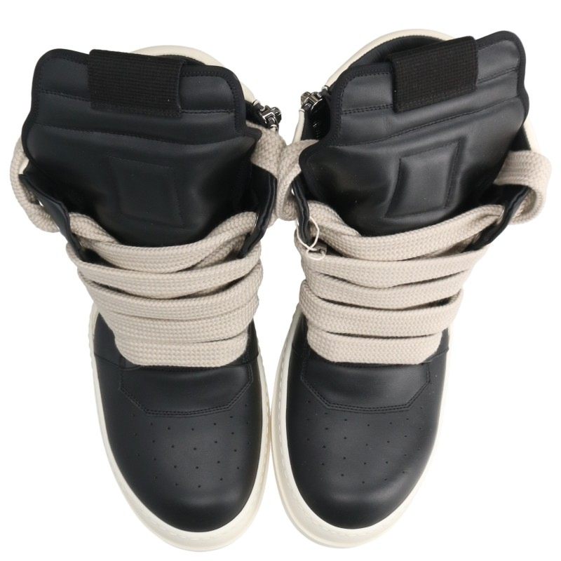 Rick Owens GEOBASKET JUMBOLACE Leather EU 45 Sneakers Size EU 45