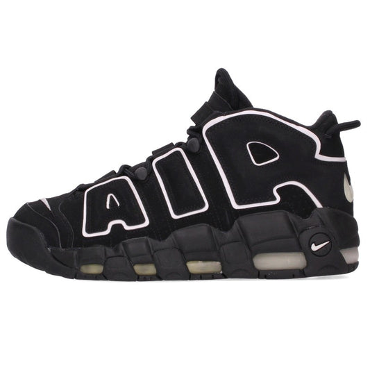 NIKE Air More Uptempo Black Sneakers Size 27.5cm