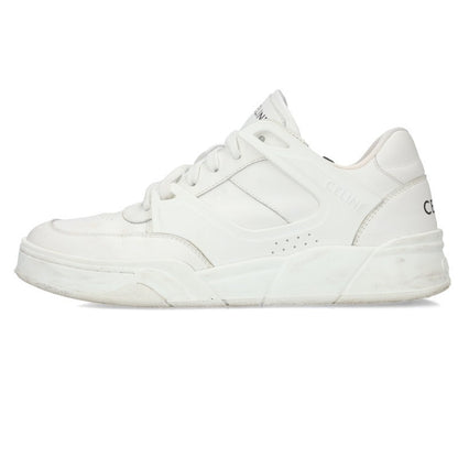 CELINE CT-07 Lace-Up Low-Top Sneakers White Size EU 41