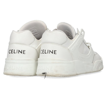 CELINE CT-07 Lace-Up Low-Top Sneakers White Size EU 41