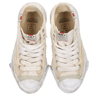 MIHARAYASUHIRO 05FW HANK Hi-Top Sneakers Beige Size EU 40