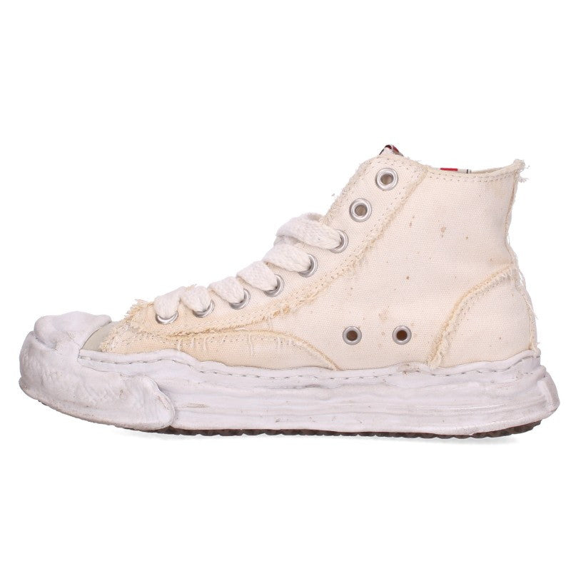 MIHARAYASUHIRO 05FW HANK Hi-Top Sneakers Beige Size EU 40