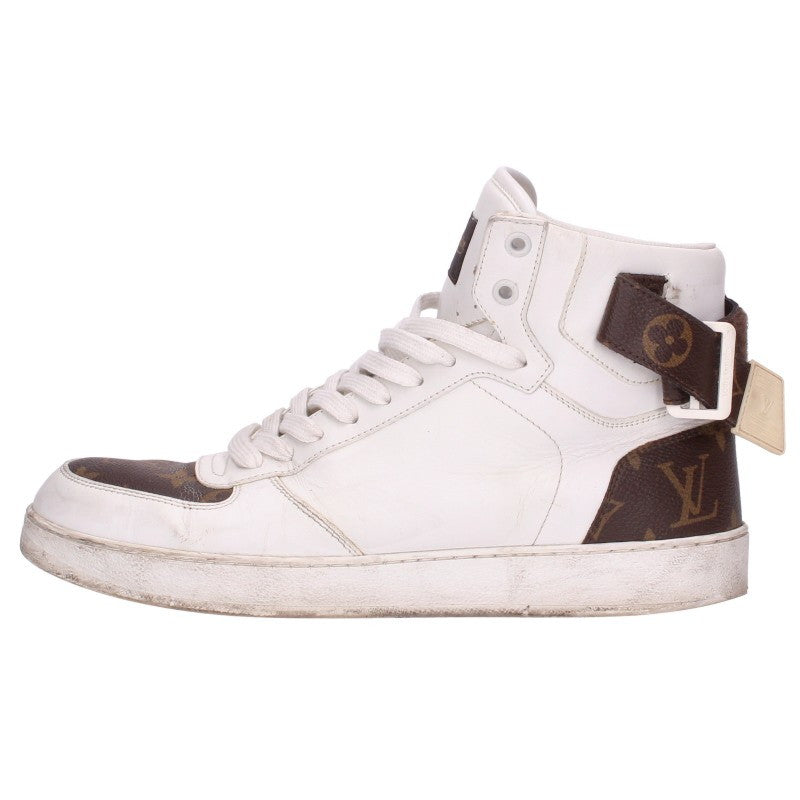 LOUISVUITTON Rivoli Line Monogram Hi-Top Sneakers Size 7
