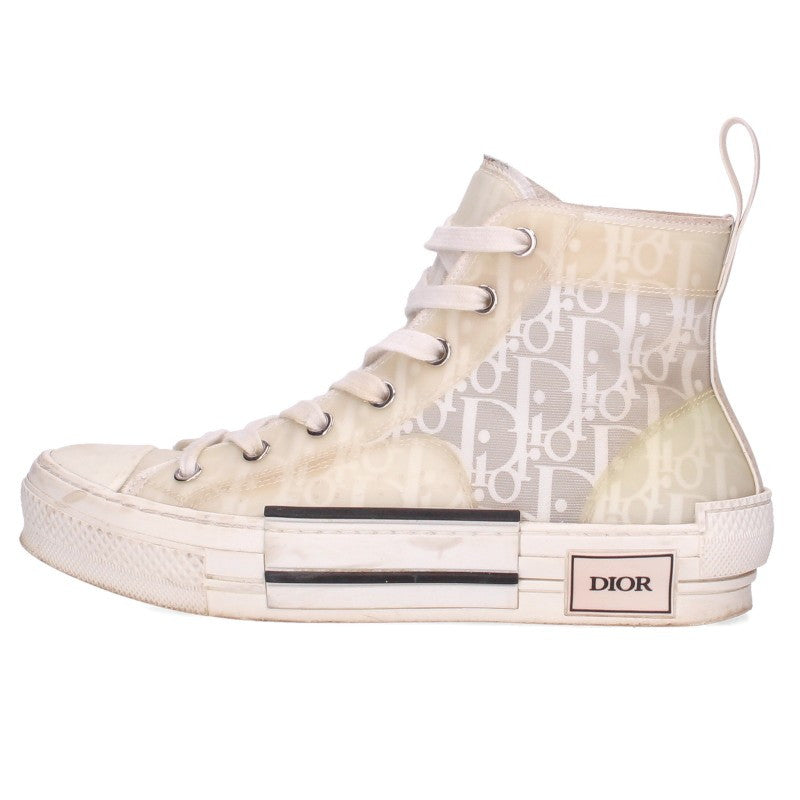 DIOR White Hi-Top Sneakers Size 37