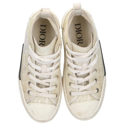 DIOR White Hi-Top Sneakers Size 37