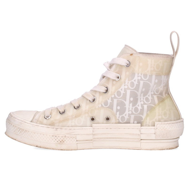 DIOR White Hi-Top Sneakers Size 37