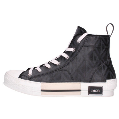 DIOR DIAMOND PVC Hi-Top Sneakers Black Size EU 42