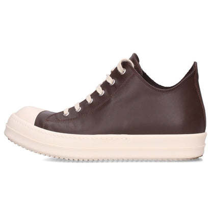 Rick Owens LCG Leather Low-Top Sneakers Dk EU 42 Size EU 42