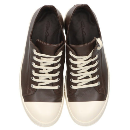 Rick Owens LCG Leather Low-Top Sneakers Dk EU 42 Size EU 42