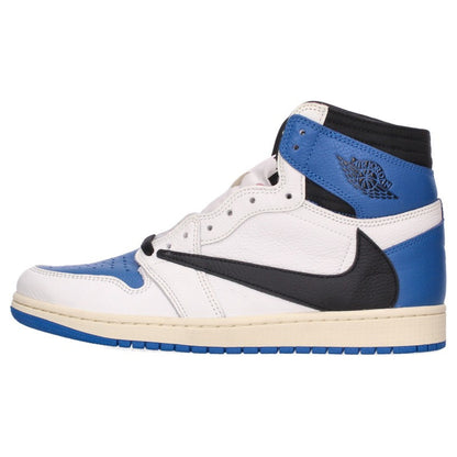 Travis Scott x Nike Air Jordan 1 Blue Sneakers Size 28cm
