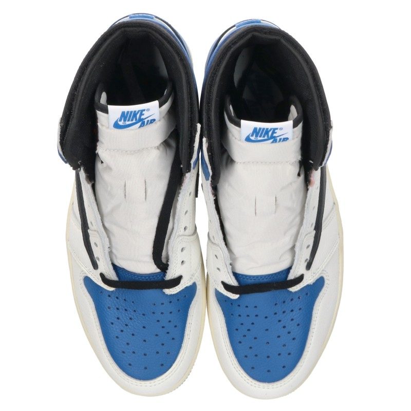 Travis Scott x Nike Air Jordan 1 Blue Sneakers Size 28cm