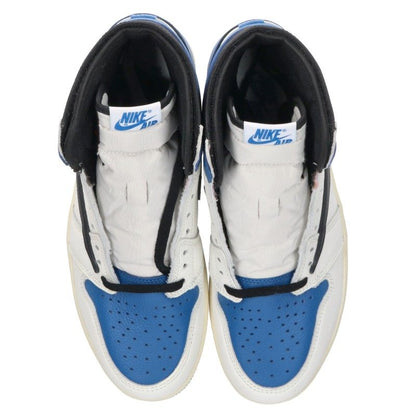 Travis Scott x Nike Air Jordan 1 Blue Sneakers Size 28cm