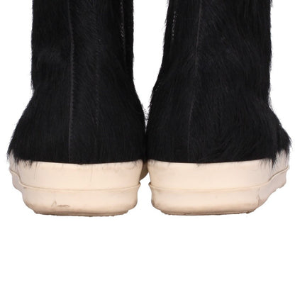 Rick Owens RAMONES Pony Hair Hi-Top Sneakers Size EU 42