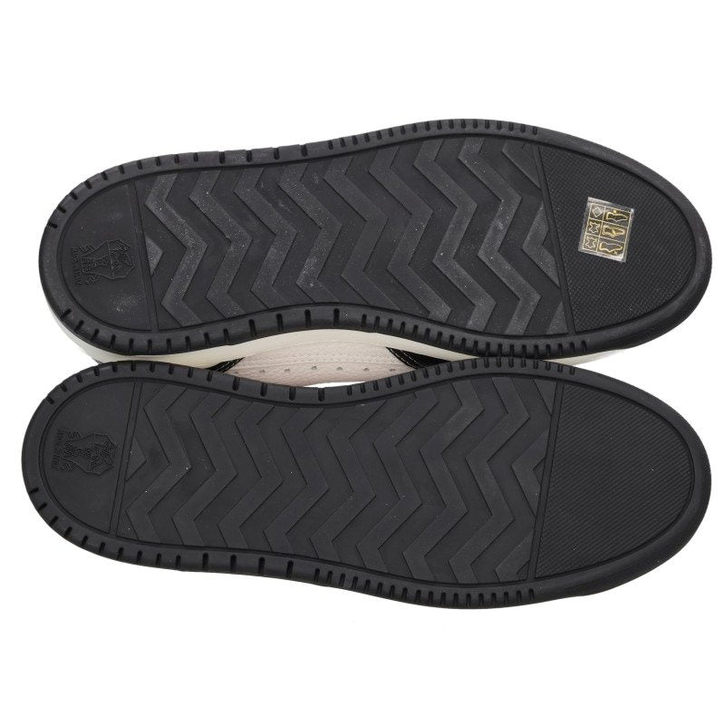 BRUNELLO CUCINELLI Leather Sneakers Black/White Size EU 41