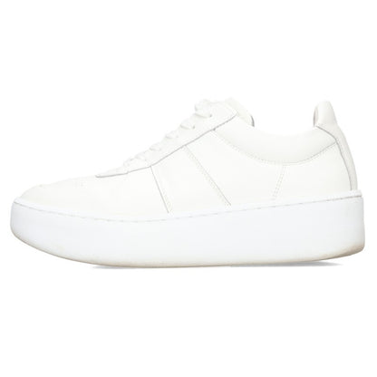 FILLIN Leather Platform Sneakers White Size 26