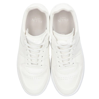 FILLIN Leather Platform Sneakers White Size 26