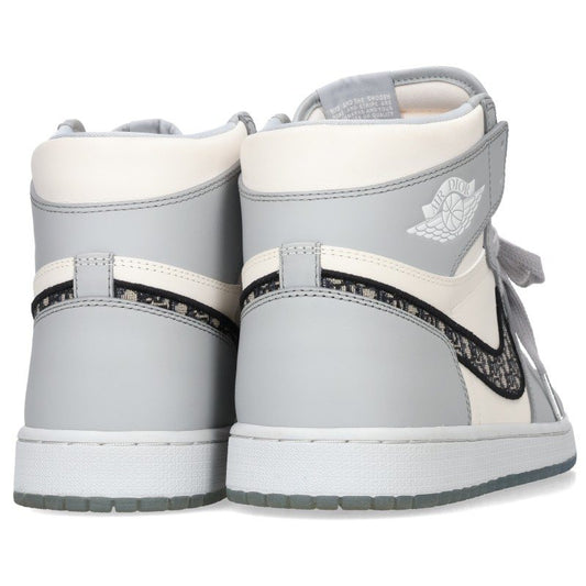 DIOR x Nike Air Jordan 1 High Sneakers White/Gray Size 30cm