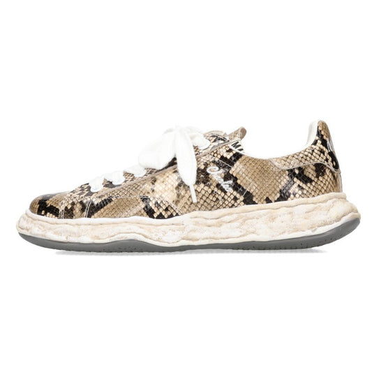 MIHARAYASUHIRO 14FW Charles Python Sneakers Brown Size EU 42