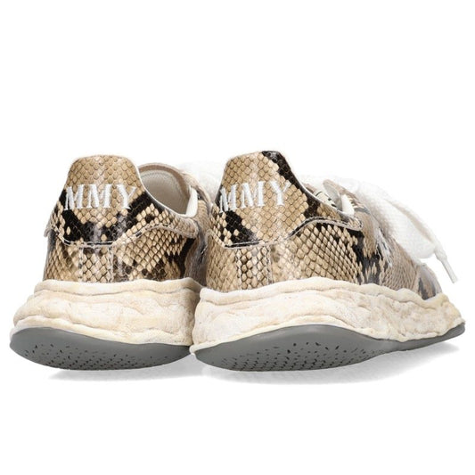 MIHARAYASUHIRO 14FW Charles Python Sneakers Brown Size EU 42
