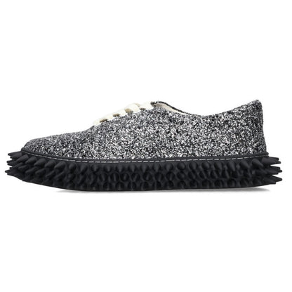 doublet Glitter Spike Sneakers Silver Size 27H