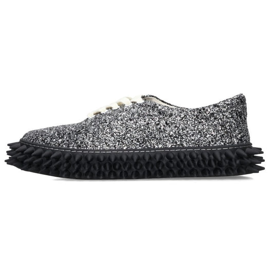 doublet Glitter Spike Sneakers Silver Size 27H
