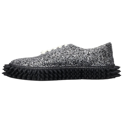 doublet Glitter Spike Sneakers Silver Size 27H