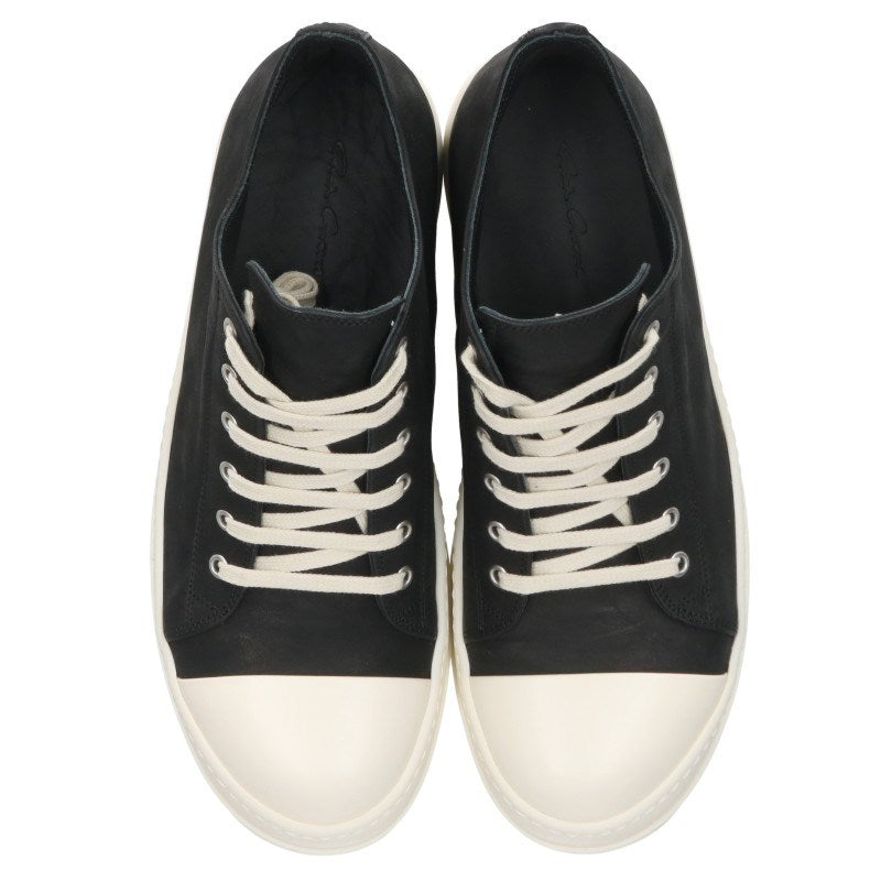 Rick Owens LWN Ramones Low Leather Sneakers Size EU 43