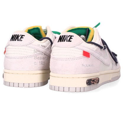 NIKE OFF-WHITE Dunk Low The White/Grey Sneakers Size 27.5cm