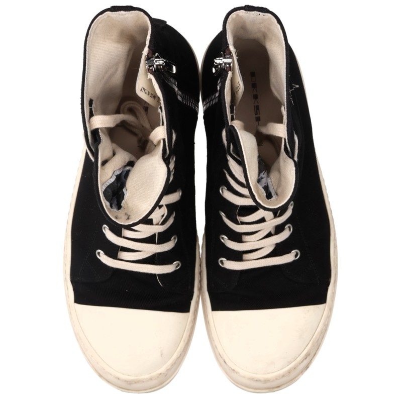 DRKSHDW Ramones Canvas High-Top Sneakers Size EU 43