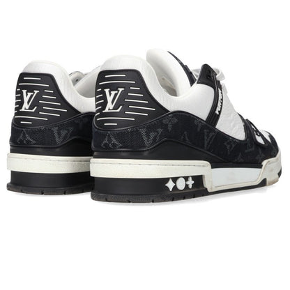 LOUISVUITTON LV Trainer Monogram Denim Sneakers Size 8