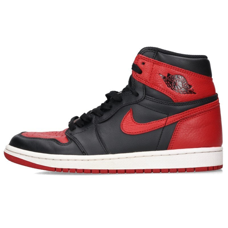 NIKE Air Jordan 1 Retro High OG Banned Sneakers Size 26cm