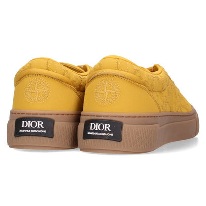 DIOR B33 Oblique Pattern Low-Top Yellow Brown Size EU 42
