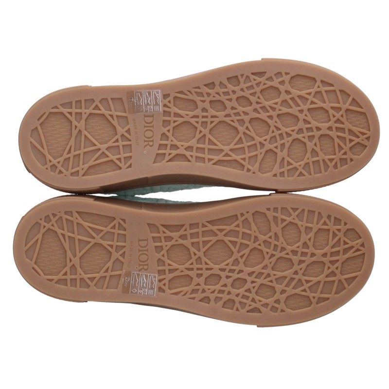 DIOR B33 Oblique Pattern Low-Top Green Brown Size EU 42