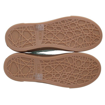 DIOR B33 Oblique Pattern Low-Top Green Brown Size EU 42