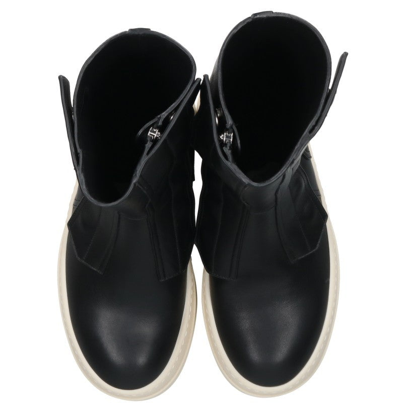 Rick Owens 26SS MOTO TURBOGEO Hi-Top Black White Sneakers Size EU 42