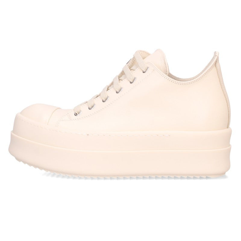 Rick Owens MEGABUMPER SNEAKERS LOW Leather White Size EU 39