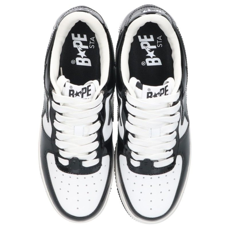 A BATHING APE BAPE STA Patent Leather Sneakers Size 26.5cm