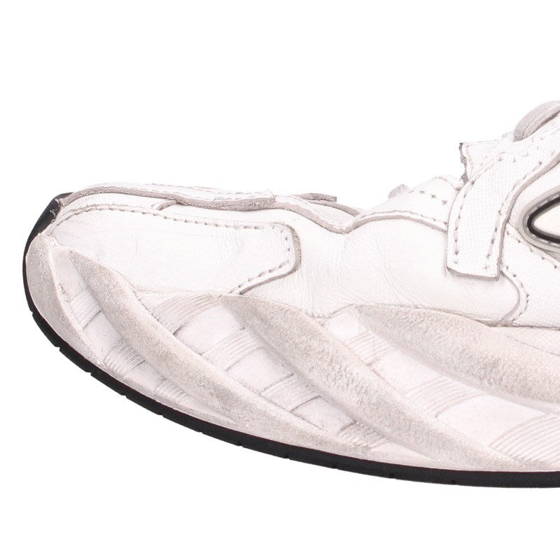 BALENCIAGA 825418 Monday Low Top Sneakers White Size EU 43