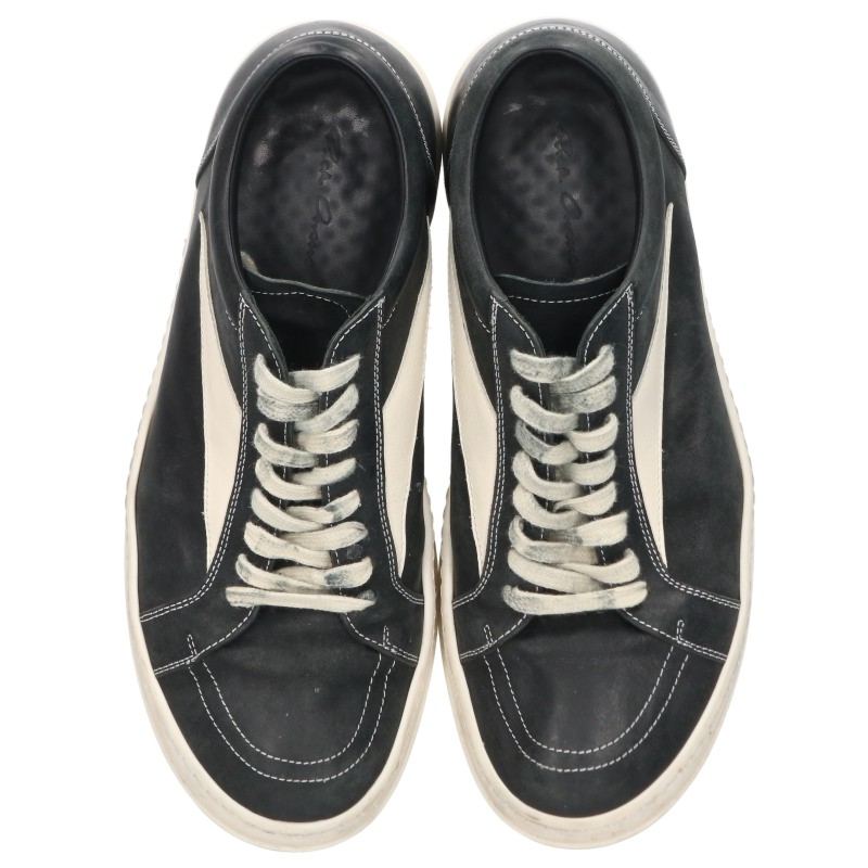 Rick Owens VINTAGE SNEAKS Leather Sneakers Size EU 42