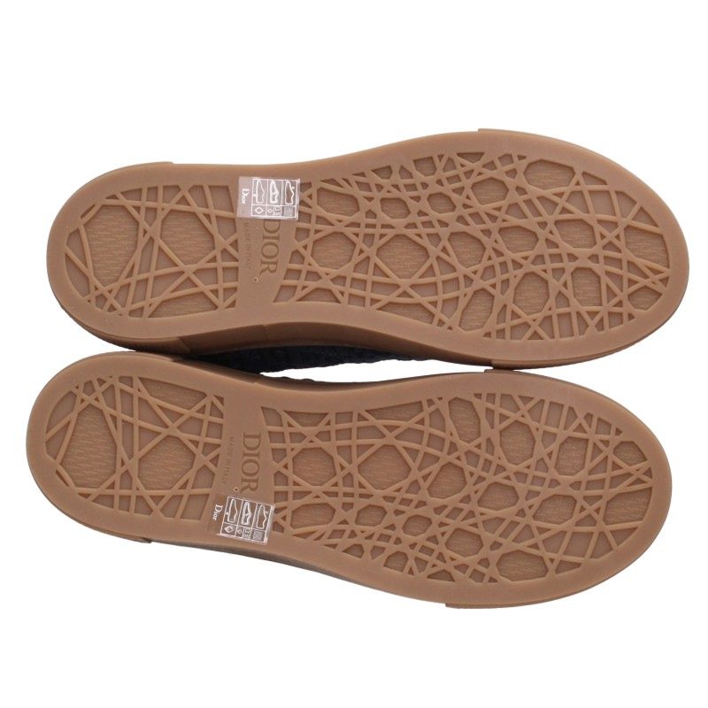 DIOR B33 Oblique Pattern Low-Top Blue Brown Size EU 42