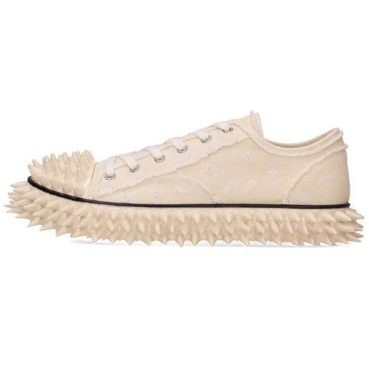 doublet 25SS Spiky Canvas Low-Top Sneakers White Size 27.5cm