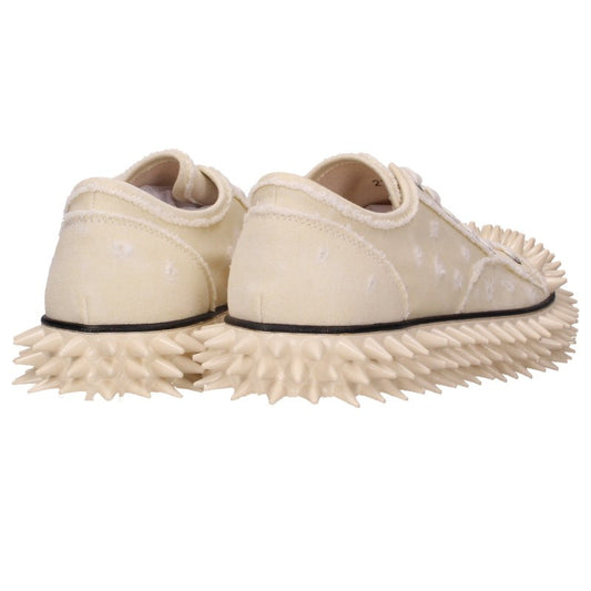 doublet 25SS Spiky Canvas Low-Top Sneakers White Size 27.5cm