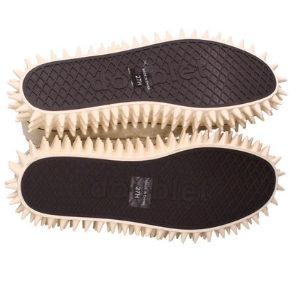 doublet 25SS Spiky Canvas Low-Top Sneakers White Size 27.5cm