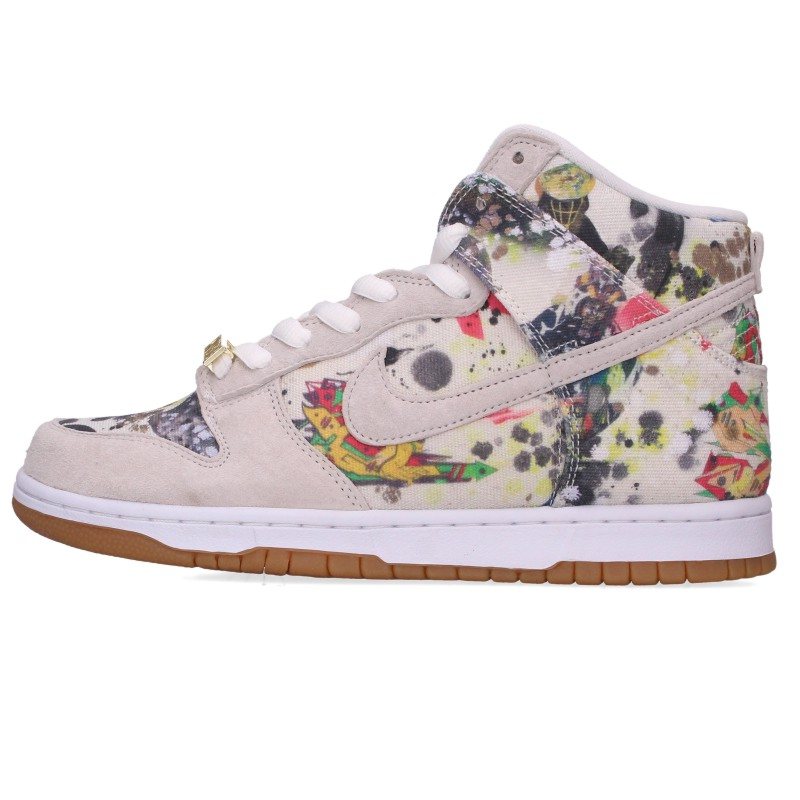 Supreme x Nike SB Dunk High Sneakers White Size 26.5cm