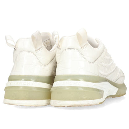 GIVENCHY Croc-Embossed Low-Top Sneakers White Size EU 41