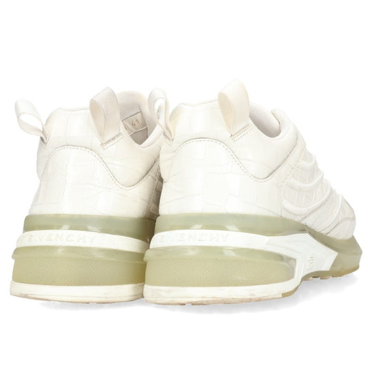 GIVENCHY Croc-Embossed Low-Top Sneakers White Size EU 41