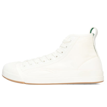 BOTTEGA VENETA White Canvas High-Top Sneakers