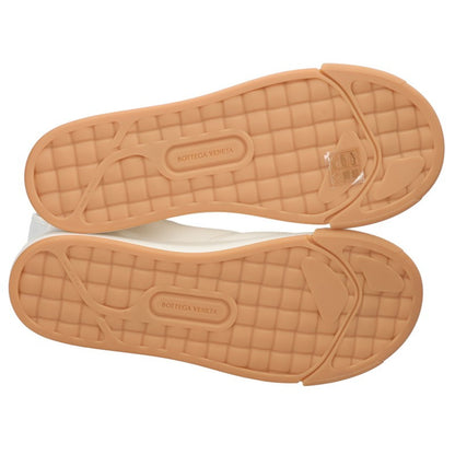 BOTTEGA VENETA White Canvas High-Top Sneakers