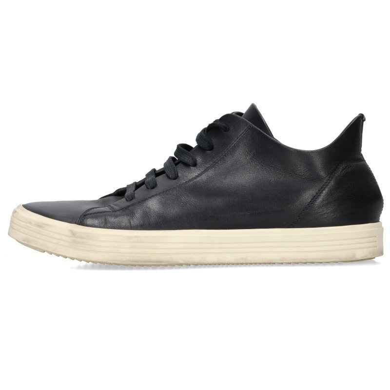 Rick Owens Black Mastodon Low-Top Sneakers Size EU 39